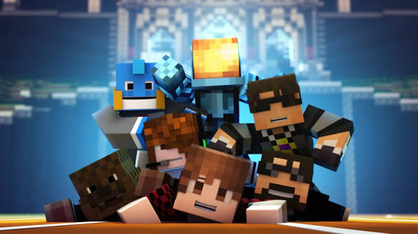 Team Crafted Minecraft YouTubers group render